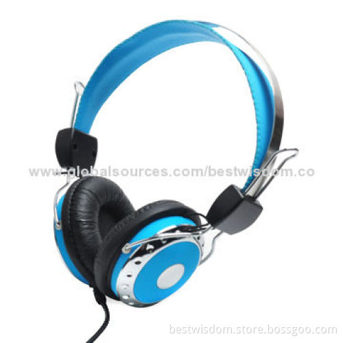 Promotional Colorful MP3 Computer Headphones with 20Hz-20kHz Frequency Range